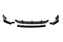 BMW X6 G06 2019–2027 Frontsplitter till främre stötfångare Paradigm Black Knight (för M-Sport, 2018-2022) foto 8