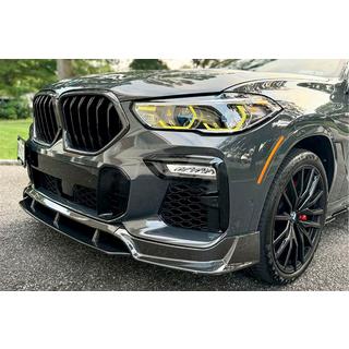 Främre stötfångarläpp Carbon V1 (för M-Sport, 2018-2022) BMW X6 G06 2019–2027 foto 1