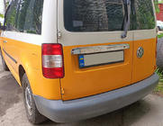 Volkswagen Caddy 2004–2010 List över registreringsskylten (2-dörrars, rostfritt) Utan text, Carmos – turkiskt stål foto 1