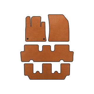 EVA V1 bilmattor (3 rader, orange) Citroen C-4 Picasso 2013–2022
