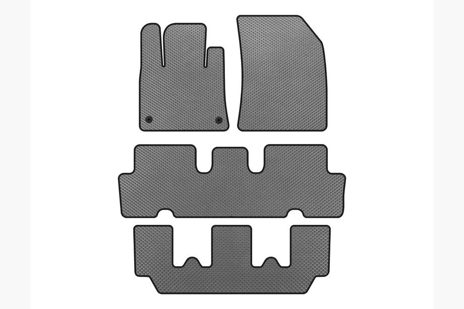 Citroen C-4 Picasso 2013–2022 EVA bilmattor V1 (3 rader, grå) Image