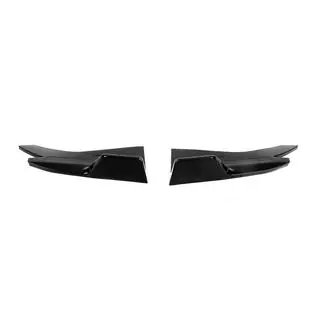 Universella flap-förlängningar för sidokjolar typ D (2 st, svart högglans, ABS-plast) foto 3