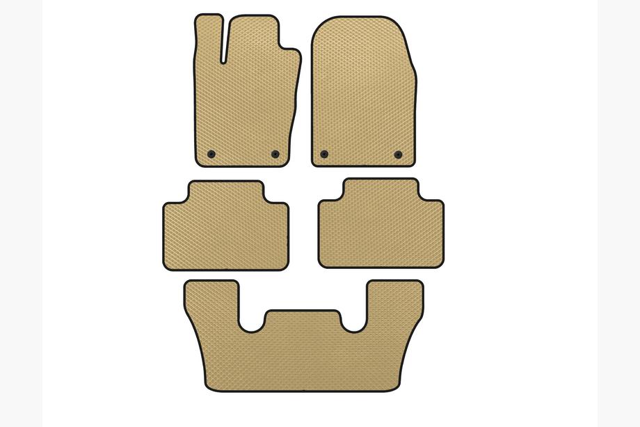 Dodge Durango 2010– EVA-mattor (3 rader, beige) Image