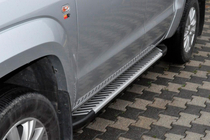 Volkswagen Amarok 2010–2022 Sidosteg Line (2 st, aluminium) foto 1