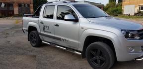 Volkswagen Amarok 2010–2022 Sidorör (2 st, rostfritt stål) foto 10