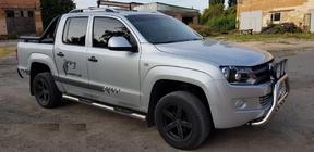 Volkswagen Amarok 2010–2022 Sidorör (2 st, rostfritt stål) foto 12