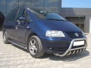 Volkswagen Sharan 1995–2010 Frontbåge WT003 (rostfritt stål) foto 3