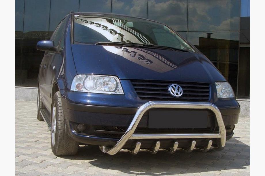 Volkswagen Sharan 1995–2010 Frontbåge WT003 (rostfritt stål) Image