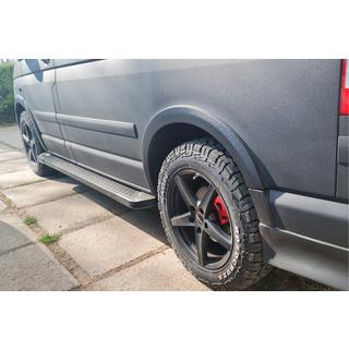 Sidosteg Allmond Black (2 st, aluminium) Volkswagen T5 Transporter 2003–2010 foto 4