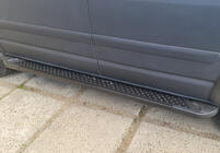 Volkswagen T5 2010–2015 Sidosteg X5-typ, svarta (2 st, aluminium) foto 3