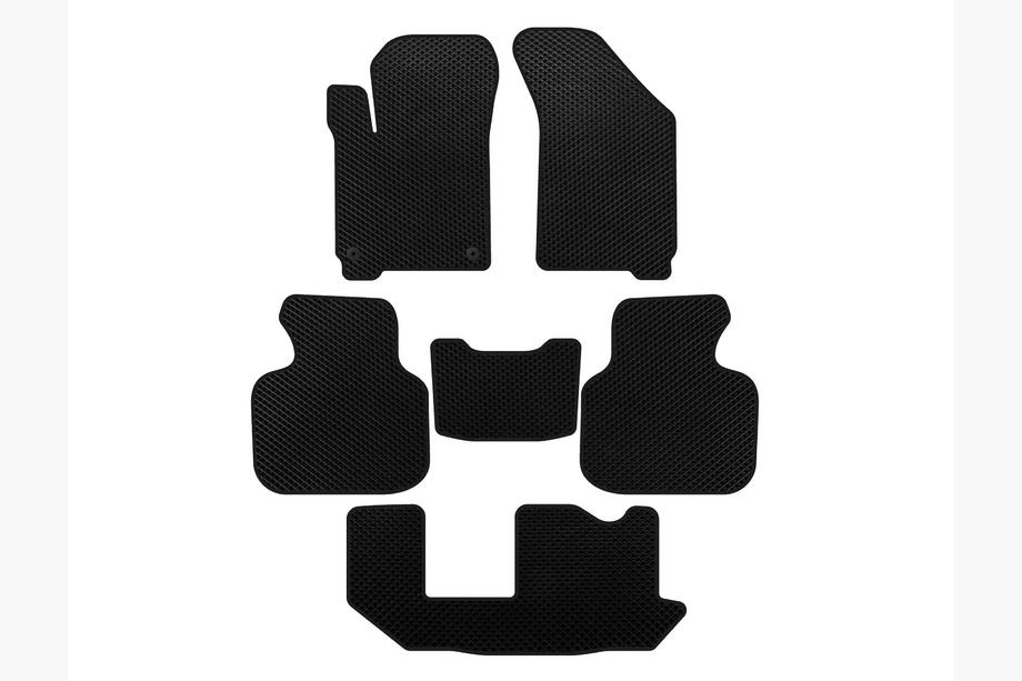 Dodge Journey 2008–2020 EVA bilmattor (2011-2020, 3 rader, 7-sits, svart) Image