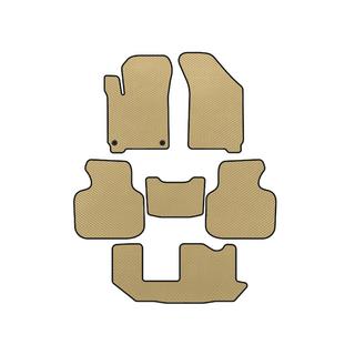 EVA bilmattor (2011-2020, 3 rader, 7-sits, Beige)