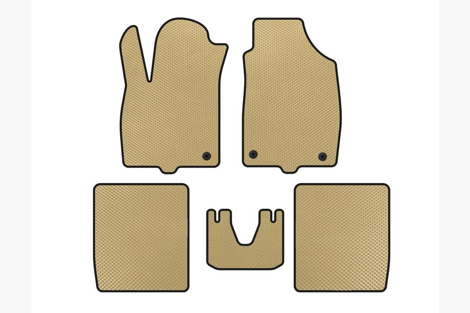 Fiat Panda 2003–2011 EVA bilmattor (Beige) Image