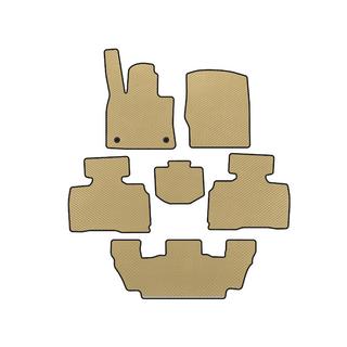 EVA bilmattor (3 rader, 7-sits, beige)