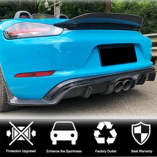 Spoiler V1 (för Boxster, kolfiber) Porsche Boxster/Cayman 982 (718) 2016– foto 2