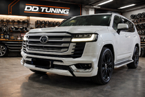Toyota Land Cruiser 300 2021– Frontspoilerläpp VXR Svart färg foto 3