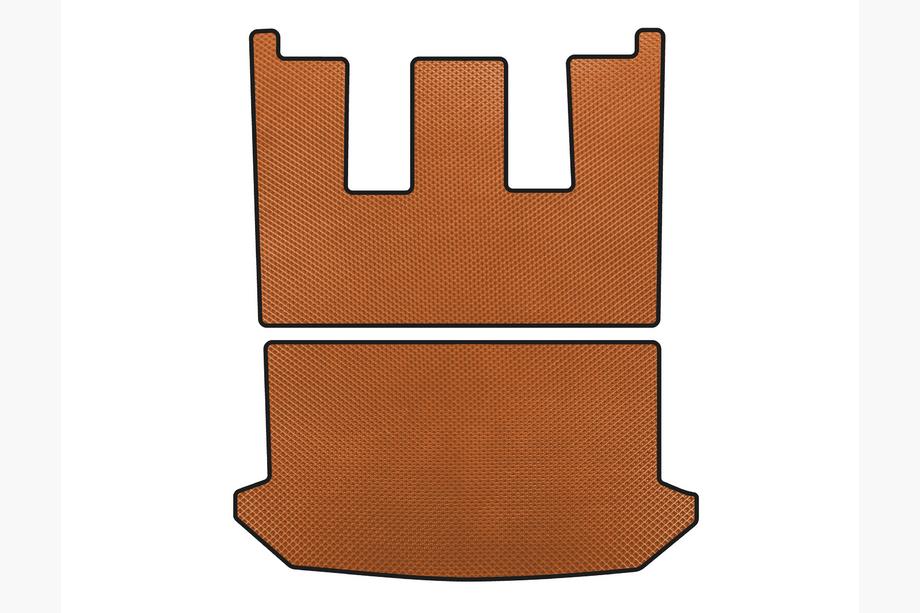 Citroen C-8 2002–2014 EVA v1 bagagerumsmatta (Orange) Image