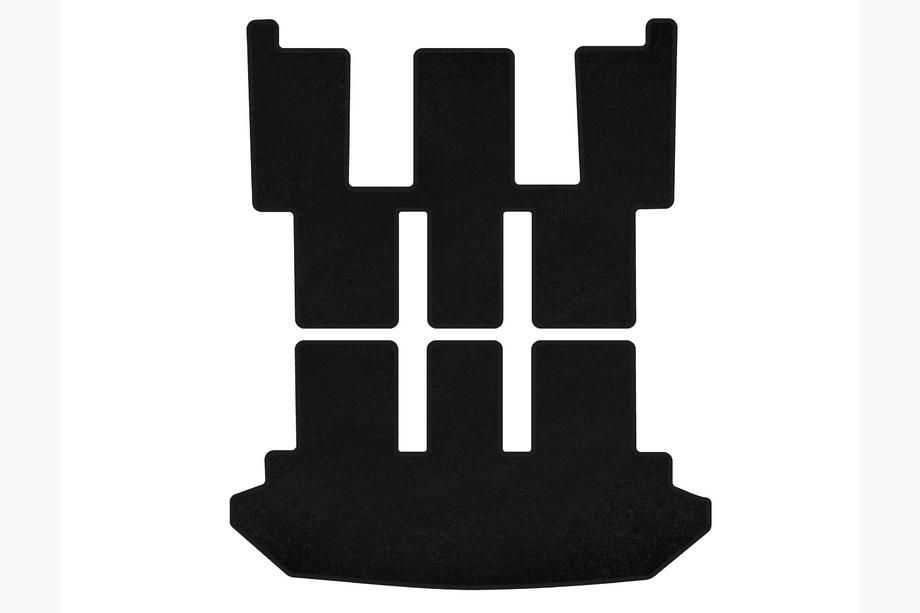 Citroen C-8 2002–2014 Textil bagagerumsmatta Premium v2 (Svart) Image