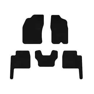 Premium textilmattor (Svart)