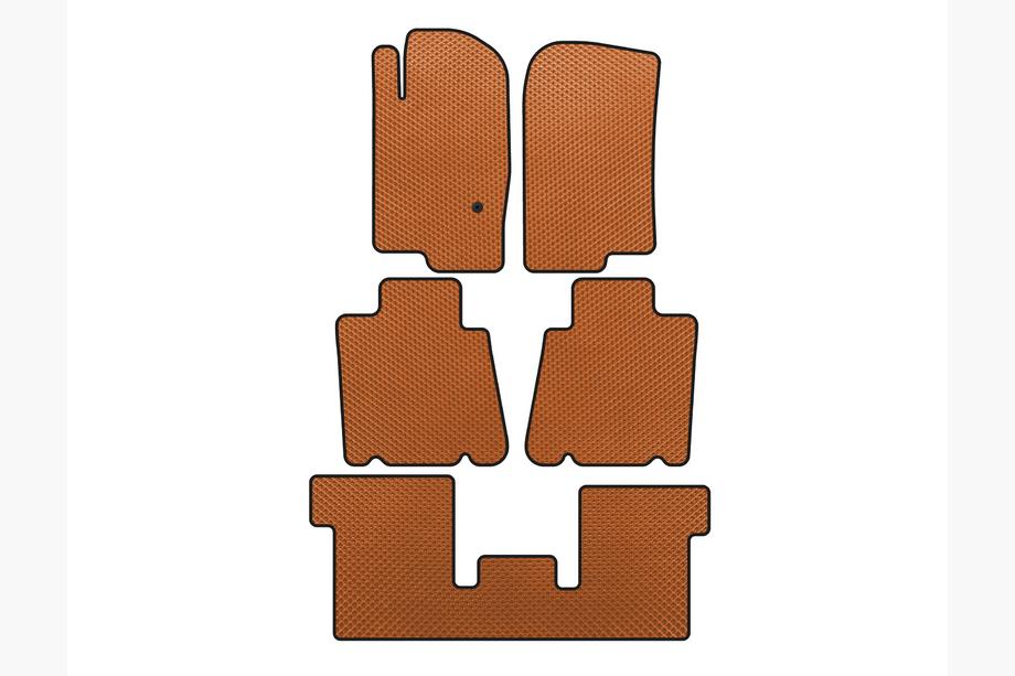 Ford Explorer 2001–2005 EVA bilmattor (3 rader, orange) Image