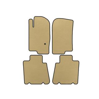 EVA bilmattor (2 rader, beige)