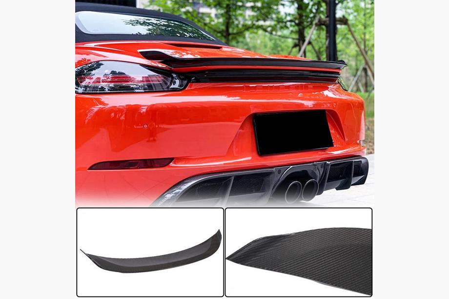 Porsche Boxster/Cayman 982 (718) 2016– Spoiler V2 (för Boxster, kolfiber) Image