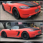 Porsche Boxster/Cayman 982 (718) 2016– Bakre stötfångardiffuser V1 (2016-2019, kolfiber) foto 4