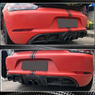 Porsche Boxster/Cayman 982 (718) 2016– Bakre stötfångardiffuser V1 (2016-2019, kolfiber) foto 5
