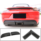 Porsche Boxster/Cayman 982 (718) 2016– Bakre stötfångardiffusor V2 (2016-2019, kolfiber) foto 1