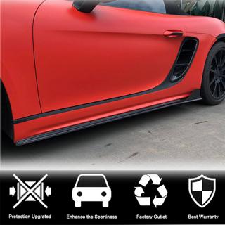 Sidokjolar V1 (2016-2019, kolfiber) Porsche Boxster/Cayman 982 (718) 2016– foto 3