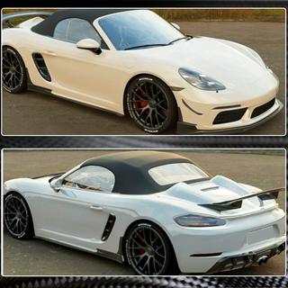 Sidokjolar V2 (2016-2019, Carbon) Porsche Boxster/Cayman 982 (718) 2016– foto 3
