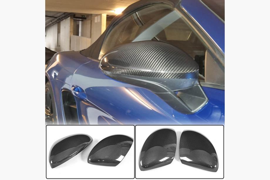Porsche Boxster/Cayman 982 (718) 2016– Spegelkåpor (kolfiber) Image