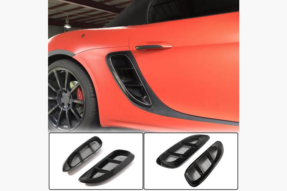 Porsche Boxster/Cayman 982 (718) 2016– Kolfiberkåpor för framskärmar Image