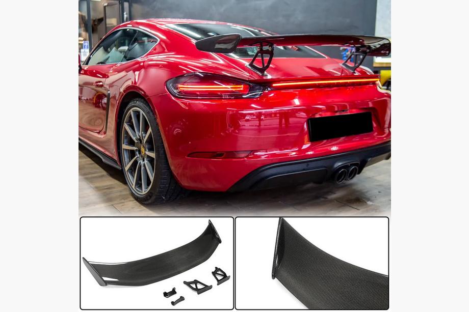 Porsche Boxster/Cayman 982 (718) 2016– Spoiler (för GT4 Coupe, kolfiber) Image
