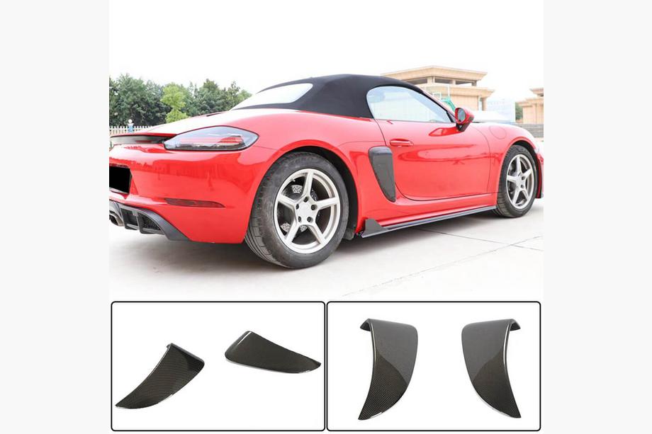 Porsche Boxster/Cayman 982 (718) 2016– Bakre skärmbreddare (2016-2019, kolfiber) Image