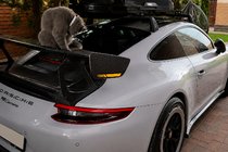 Porsche 911 (991) 2011–2019 Spoiler V4 (Kolfiber) foto 2