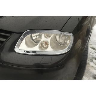 Strålkastarlister (2 st, rostfritt stål) Volkswagen Caddy 2004–2010 foto 1