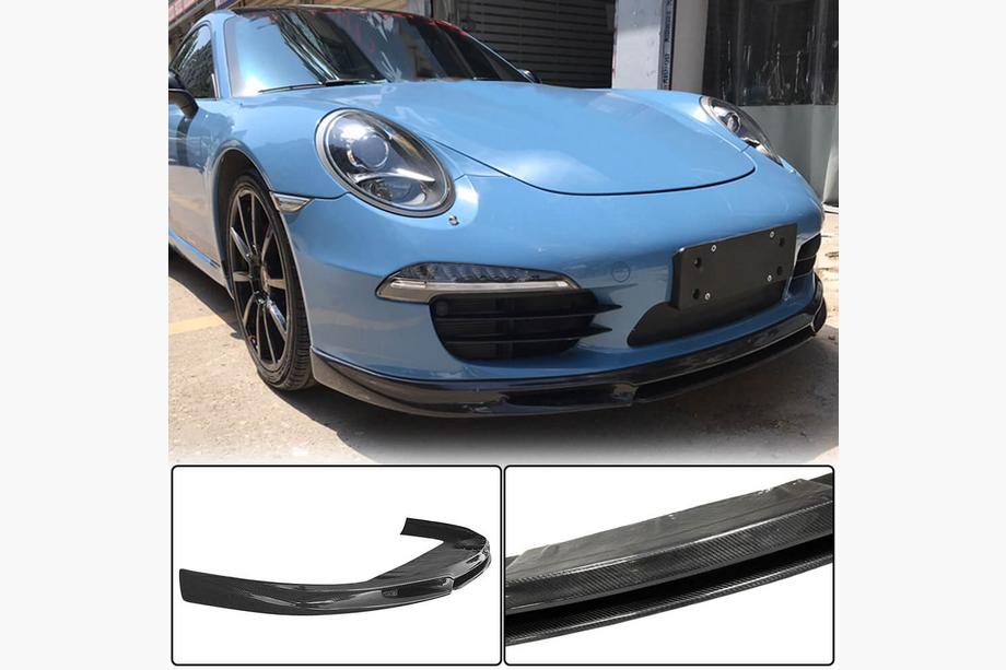 Porsche 911 (991) 2011–2019 Frontläpp till främre stötfångare Lip (för Carrera 2011-2015, kolfiber) Image