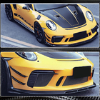 Porsche 911 (991) 2011–2019 Främre stötfångarinsatser V2 (för GT3 (RS) 2017-2019, kolfiber) foto 5