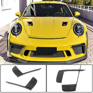 Främre stötfångarinsatser V2 (för GT3 (RS) 2017-2019, kolfiber) foto 1