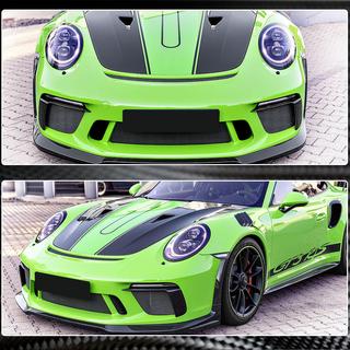 Främre stötfångarinsatser V2 (för GT3 (RS) 2017-2019, kolfiber) Porsche 911 (991) 2011–2019 foto 4