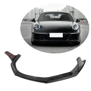 Frontspoilerläpp Lip (för Carrera 4 GTS 2017-2018, kolfiber) foto 1