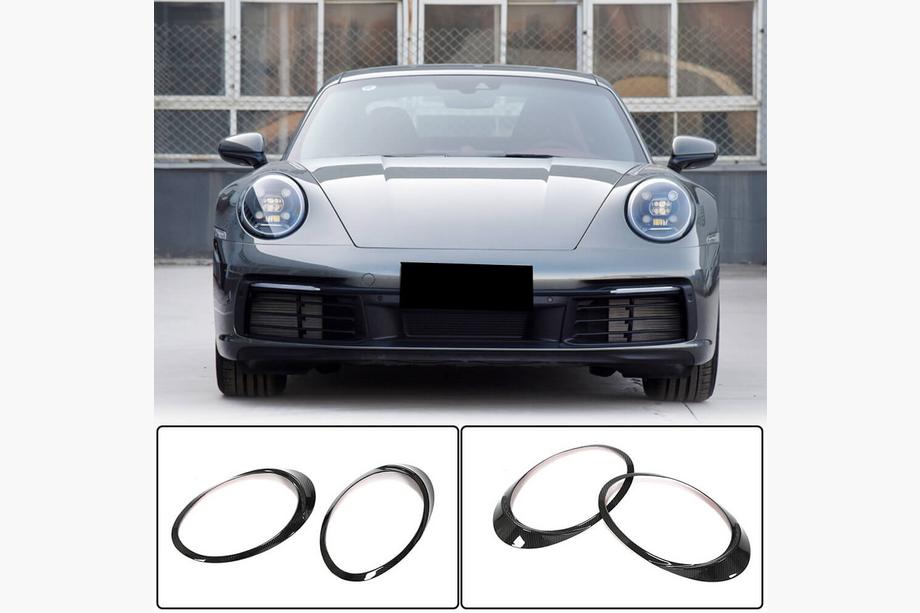 Porsche 911 (992) 2018– Strålkastarkåpor (kolfiber) Image