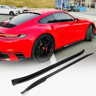 Sidokjolar V2 (Kolfiber) Porsche 911 (992) 2018– foto 1