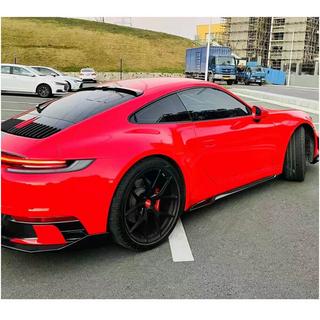 Sidokjolar V2 (Kolfiber) Porsche 911 (992) 2018– foto 4