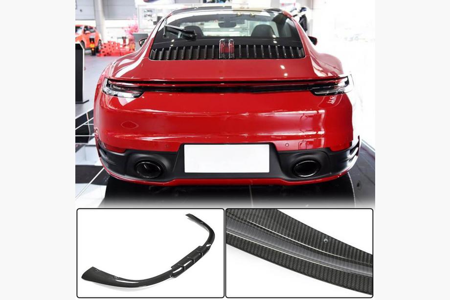 Porsche 911 (992) 2018– Bakre stötfångardiffusor (för Carrera/Targa, kolfiber) Image