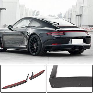 Bakre stötfångarlister i kolfiber (för Carrera 4 GTS 2017-2018) Porsche 911 (991) 2011–2019 foto 1