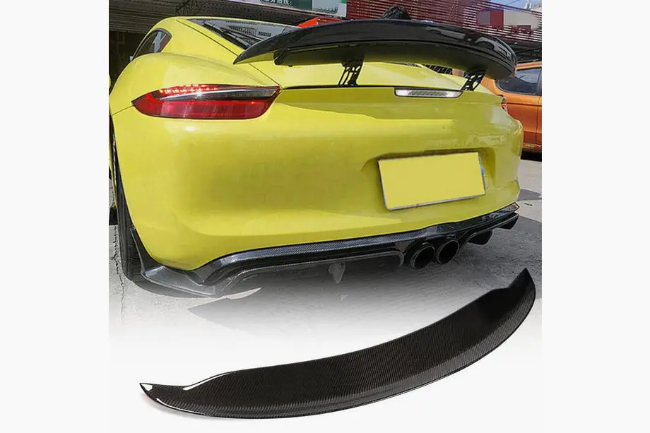 Porsche Boxster/Cayman 981 2013–2016 Spoiler (kolfiber) Image