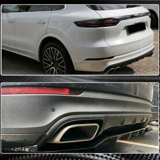Bakre diffuser (2018-2023, Kolfiber) Porsche Cayenne 2018– foto 4