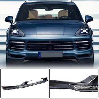 Kolfiber frontläpp-påsats (för Base 2018-2023) Porsche Cayenne 2018– foto 1